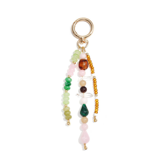 Kleurrijke glaskralen tashanger | Bag Charm | Casa Jadel