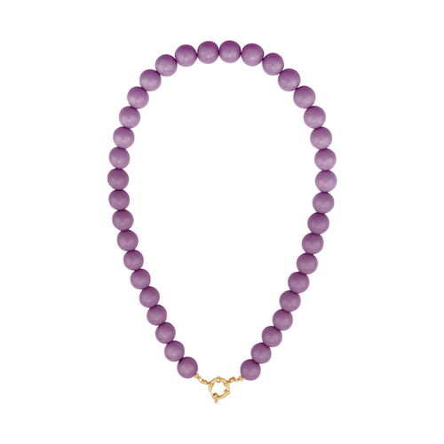 Paarse kralenketting met boeislot