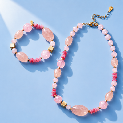 Kralenset Rosalie | armband en ketting