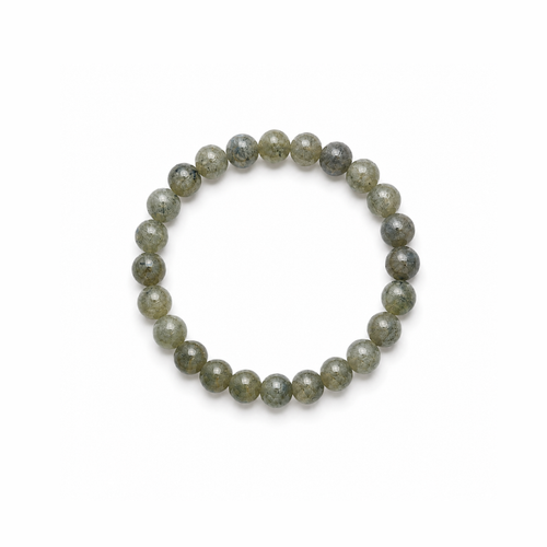 Labradoriet natuursteen kralenarmband