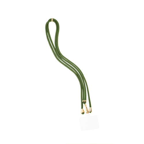 Legergroen lang telefoonkoord rope