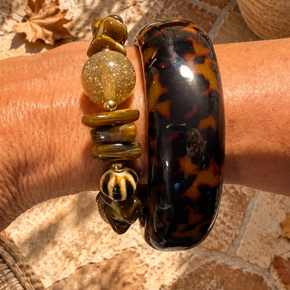 Panterprint bangle armband