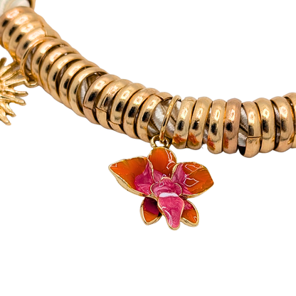 Statement bedel ketting goud met maritieme hangers Casa Jadel