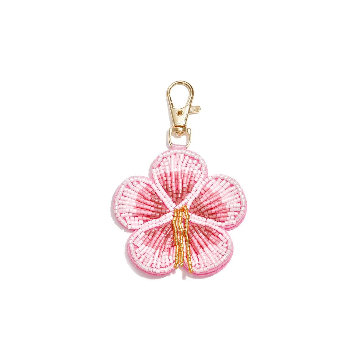 Roze glazen bloem tashanger | Bag Charm | Casa Jadel