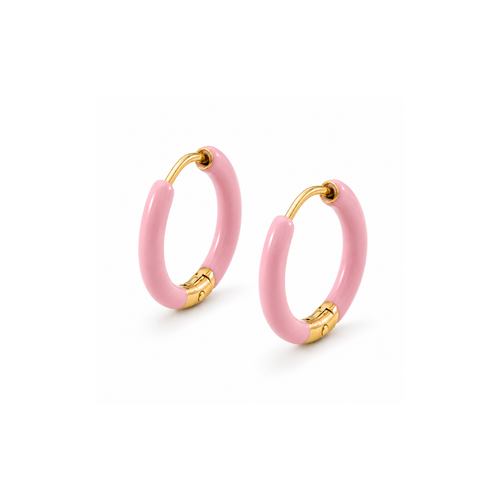 Roze oorringetjes Eli