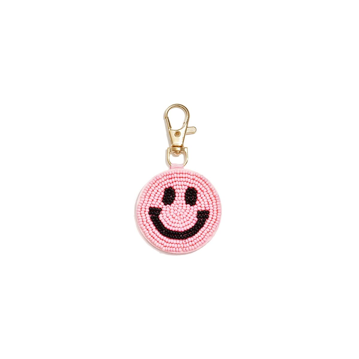 Roze smiley tashanger | Bag Charm | Casa Jadel