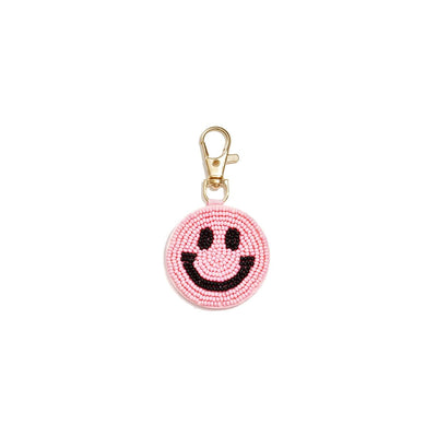 Roze smiley tashanger