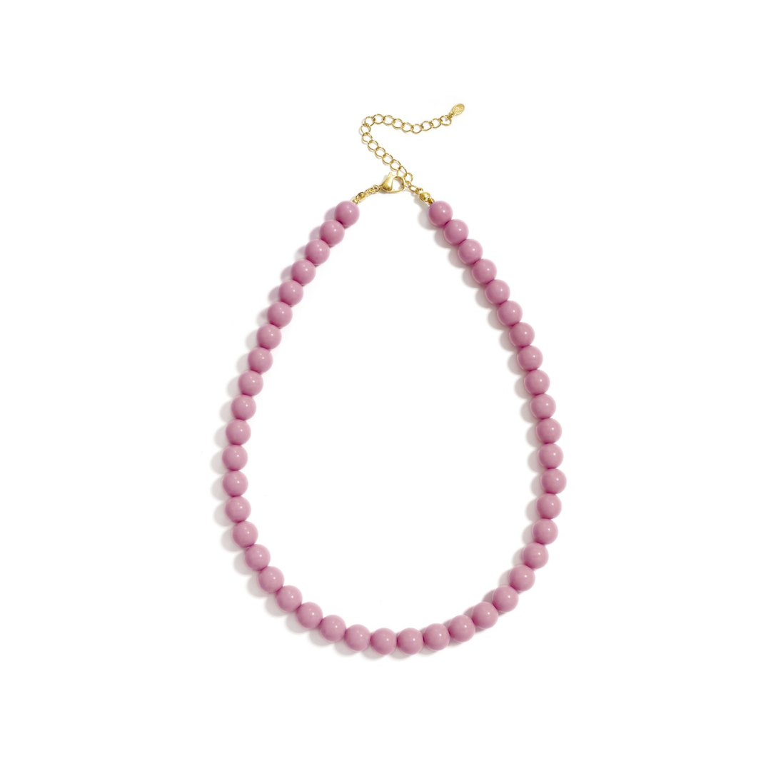 Medium kralen kralenketting roze, donkerroze, casa Jadel Ibiza Style