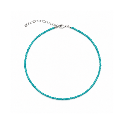 Turquoise kleine kralenketting Saar van Casa Jadel