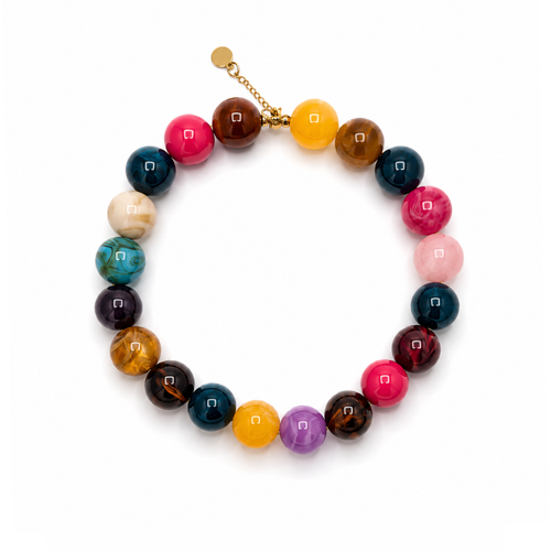 Mixed grote kralenketting Yade