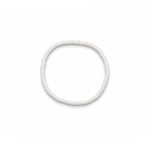 Witte kleine kralenarmband Saar