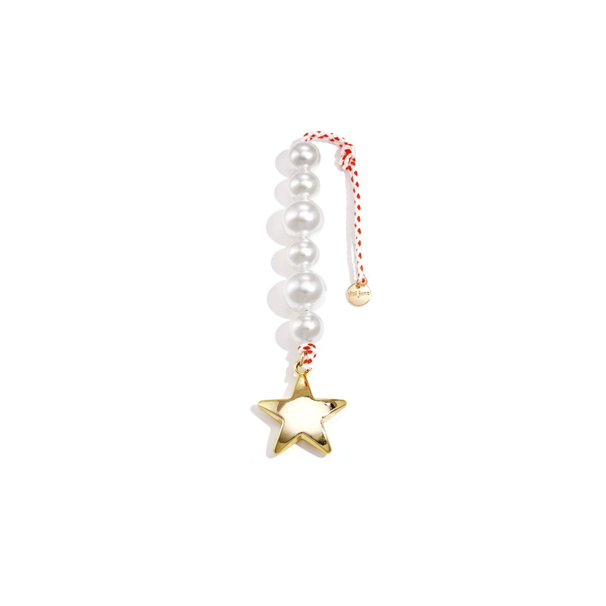 Witte kralen tashanger | Bag Charm | Casa Jadel