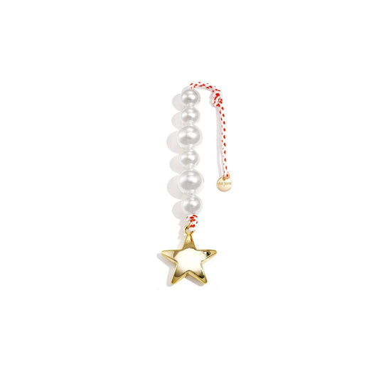 Witte kralen tashanger | Bag Charm | Casa Jadel
