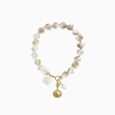 Schelpen ketting met ocean bedels
