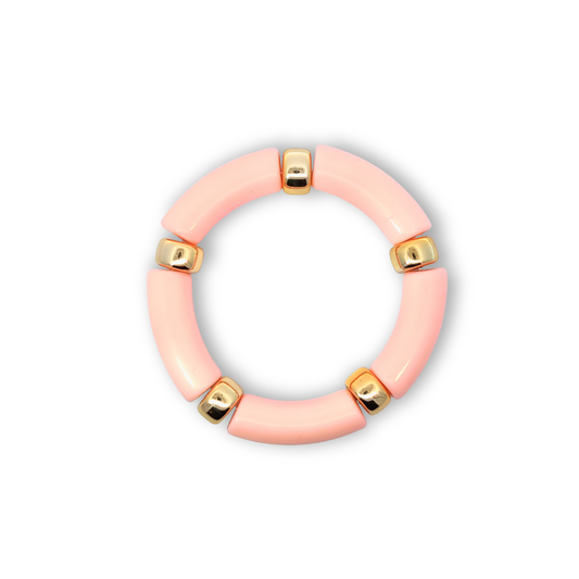 zalmroze-tube-armband-goudkleurige-details-jadel