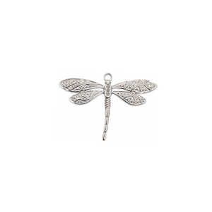 Zilveren libelle bedel dragonfly charm sieraden maken Casa Jadel